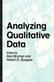 Analyzing Qualitative Data
