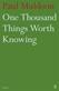 One Thousand Things Worth Knowing