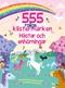 555 roliga klistermärken. Hästar och enhörningar