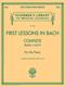 First lessons in Bach : complete books I and II : for the piano
