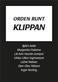 Orden runt klippan
