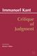 Critique of Judgment